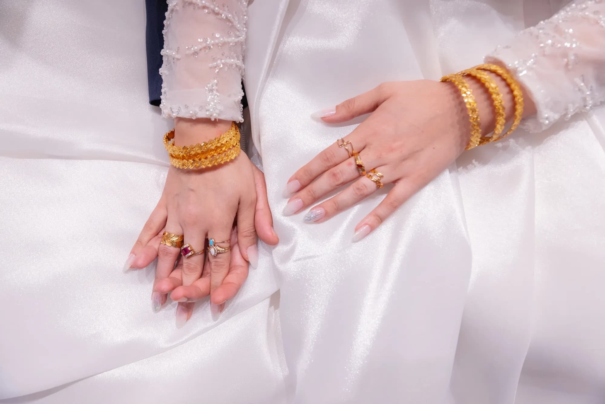 Wedding photography by Njagih Studios Vancouver - bride and groom intimate couple portrait during ceremony