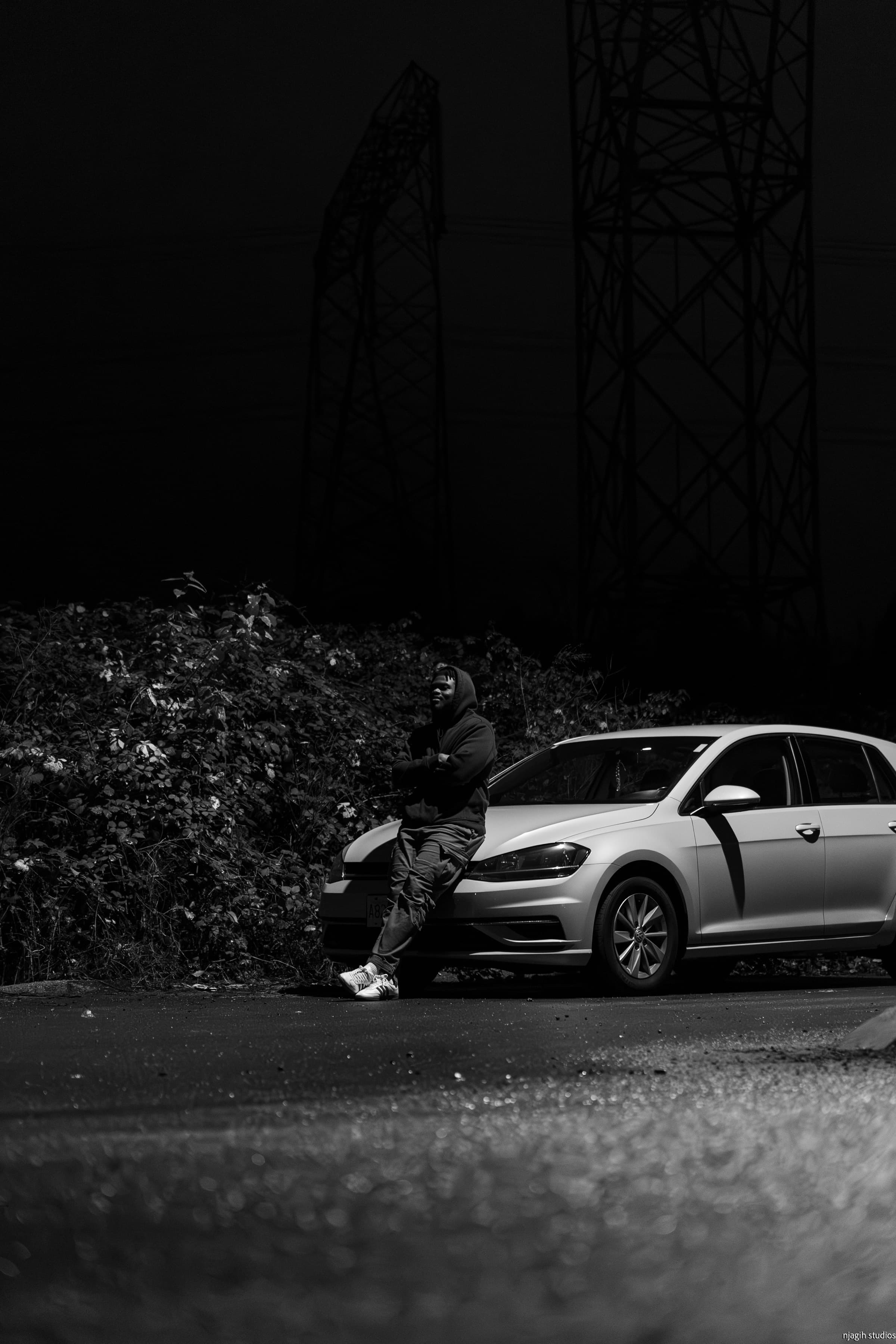 Black and white portrait photography by Njagih Studios Vancouver